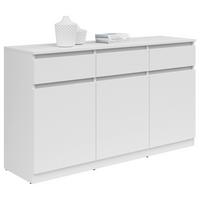 Kommode in Weiss - Weiss, Konventionell, Holzwerkstoff (135/81/42cm) - Mömax