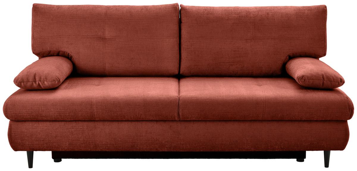CANAPEA EXTENSIBILĂ VIRGO - teracotă, Konventionell, textil (212/97/105cm) - Modern Living