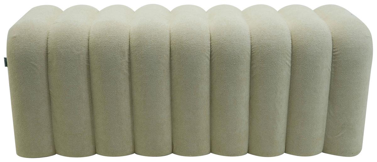 Ülőke Deho - krémszínű, Modern, textil/fa (40/45/114cm)