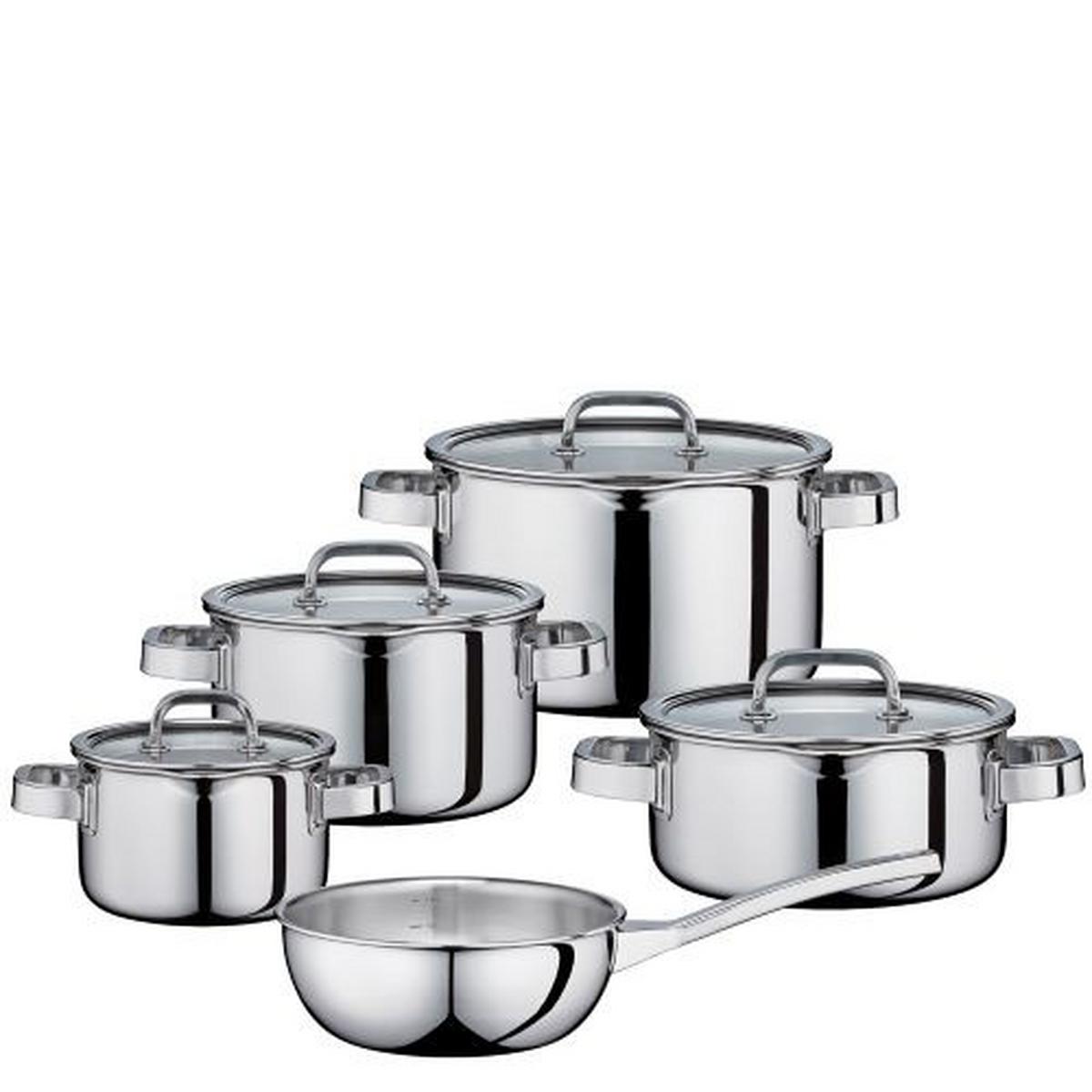ZESTAW GARNKÓW 0680800605 - kolor dębu srebrnego/kolor srebrny, Basics, tworzywo sztuczne/metal - Spring