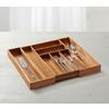 RANGE-COUVERTS FLEX - M - EXT- - couleur naturelle, MODERN, bois (47,3/35,5-53,5/5,5cm) - Zandiara