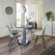 Stol Stefan - siva/črna, Moderno, kovina/umetna masa (55,5/86/48cm) - Modern Living Stol Stefan - siva/črna, Moderno, kovina/umetna masa (55,5/86/48cm) - Modern Living
