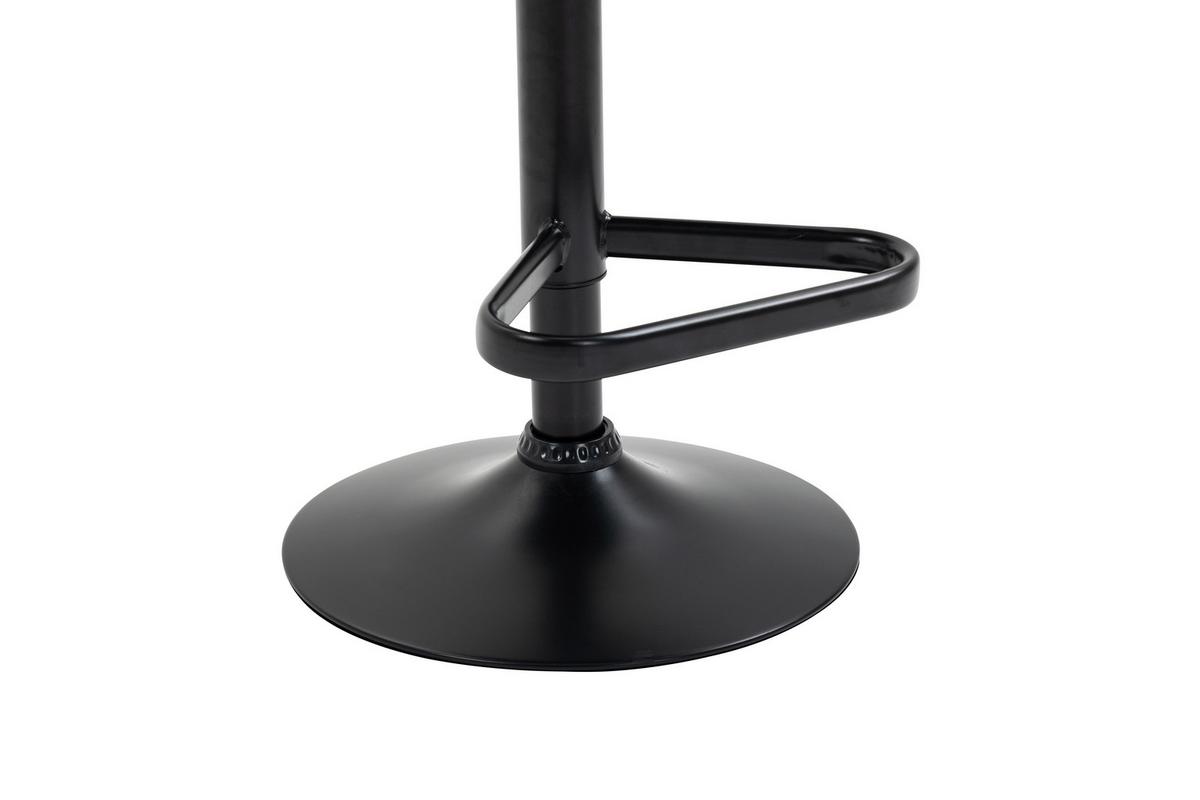 STOŁEK BAROWY POINT -EXKLUSIV- - beżowy/kremowy, Design, metal/tkanina (54/98-120/58cm) - Novel