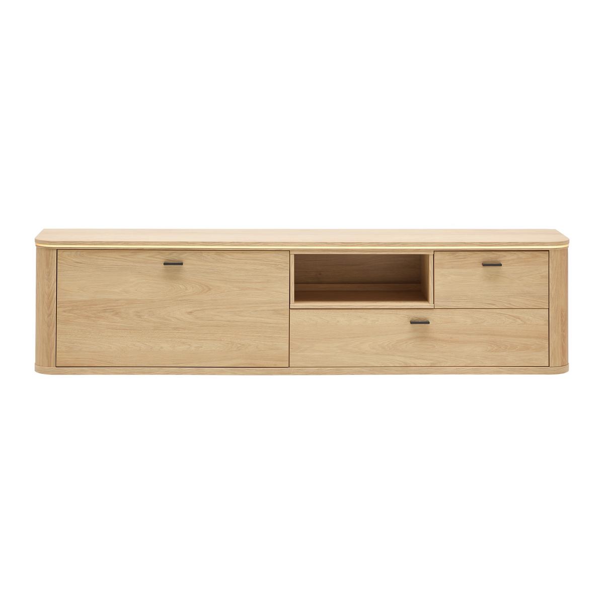 HÄNGEELEMENT LAGOS -EXKLUSIV- - Eichefarben/Anthrazit, Modern, Holzwerkstoff/Metall (210,2/51,3/37,5cm) - Premium Living