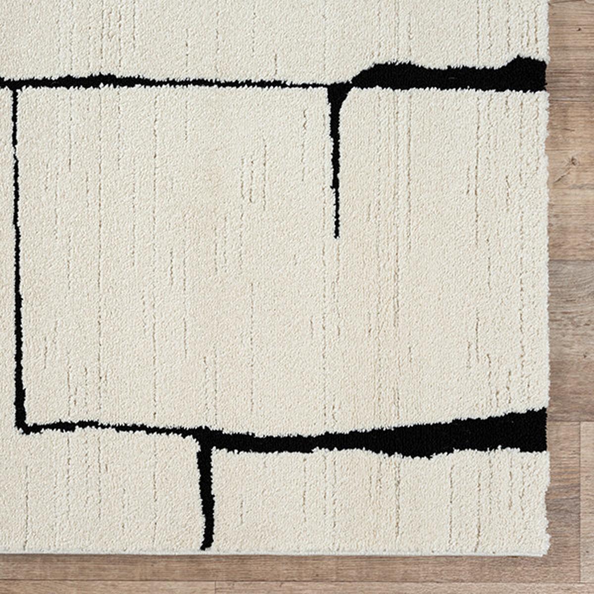 Webteppich Elio Creme ca. 160x230cm - Creme, Basics, Textil (160/230cm)