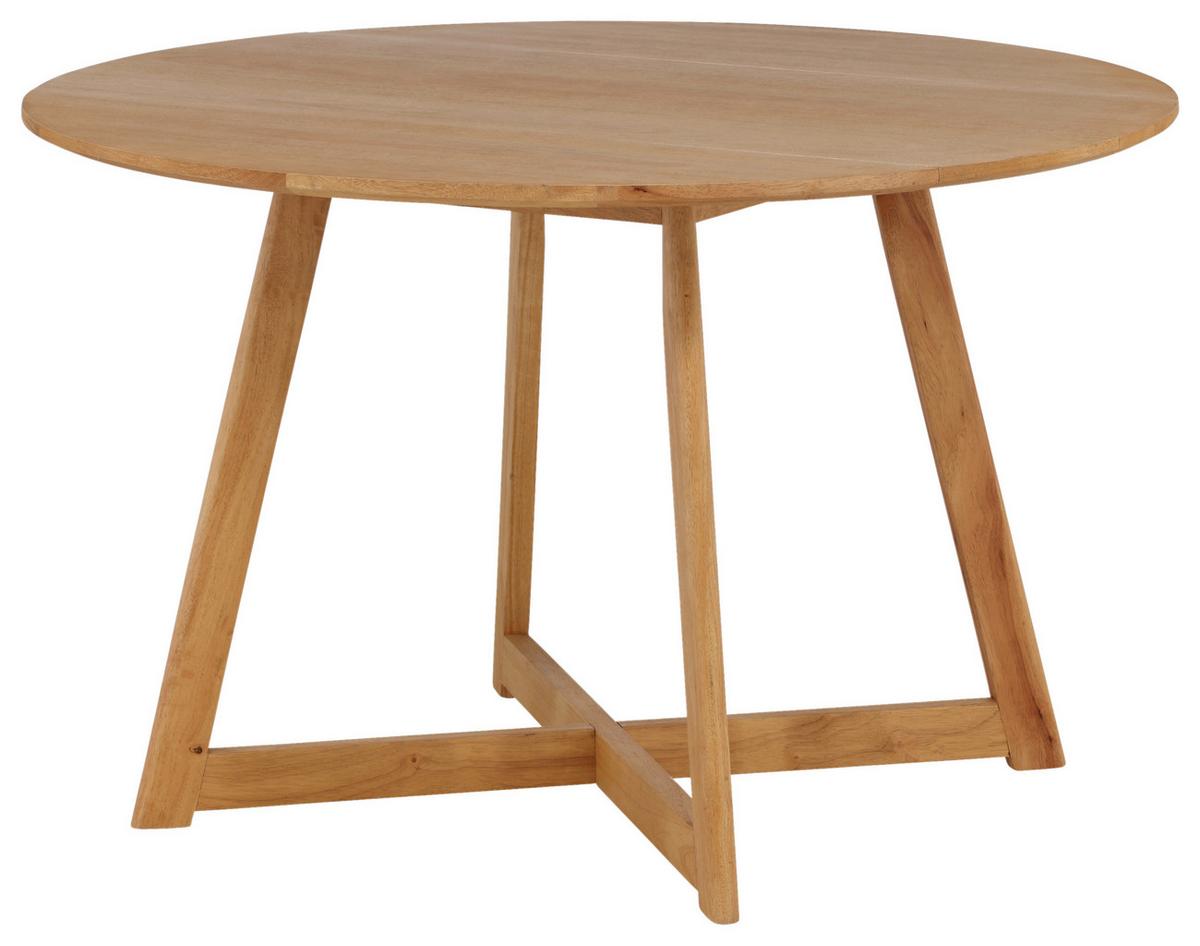 Esstisch Yakidon Ø ca. 120 cm - Beige, Design, Holz/Holzwerkstoff (120/52/75cm) - Livetastic