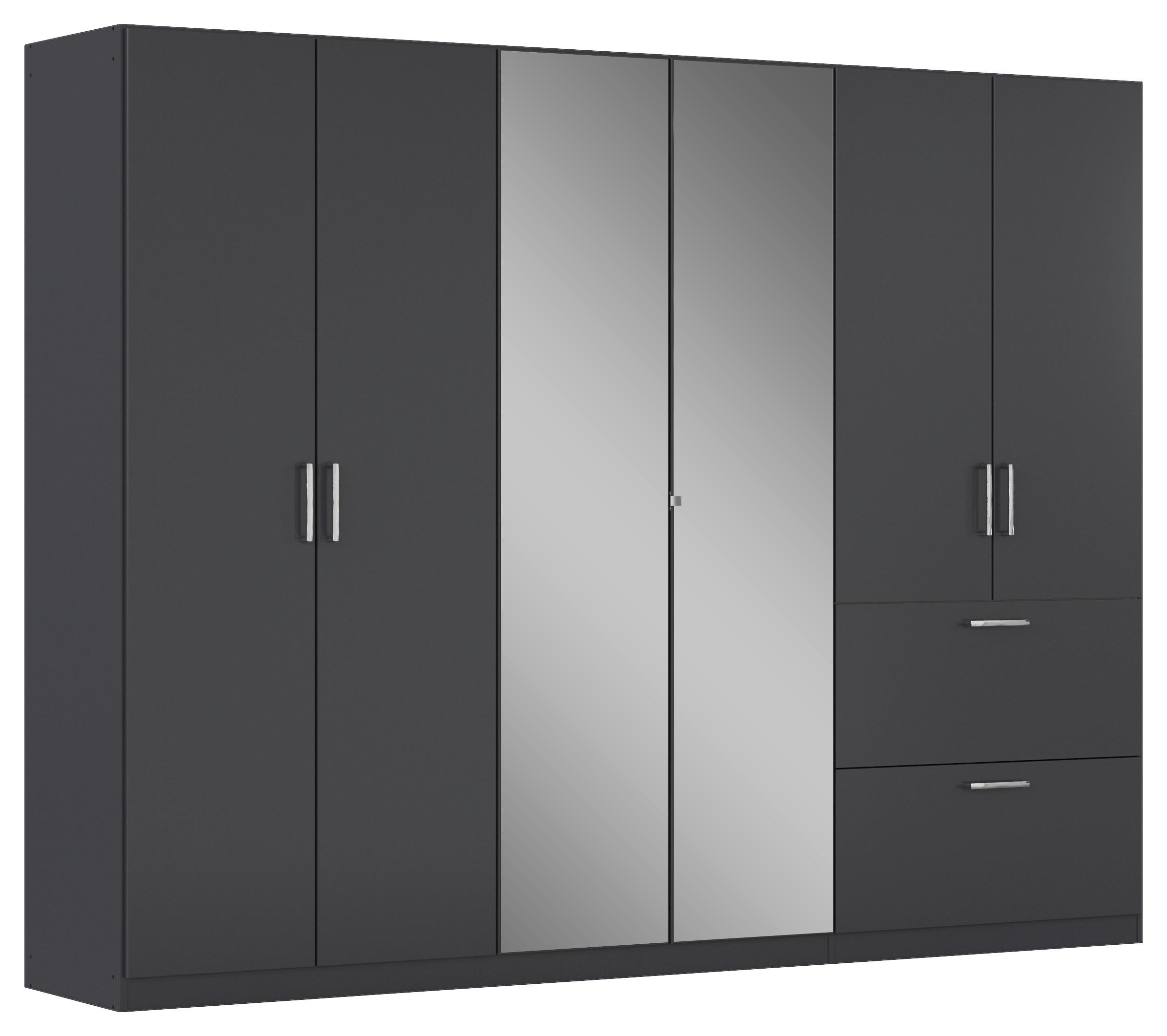 DULAP USI ROTATIVE RADUA - gri, Modern, material pe bază de lemn (271/210/54cm) - Modern Living