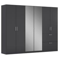 DULAP USI ROTATIVE RADUA - gri, Modern, material pe bază de lemn (271/210/54cm) - Modern Living