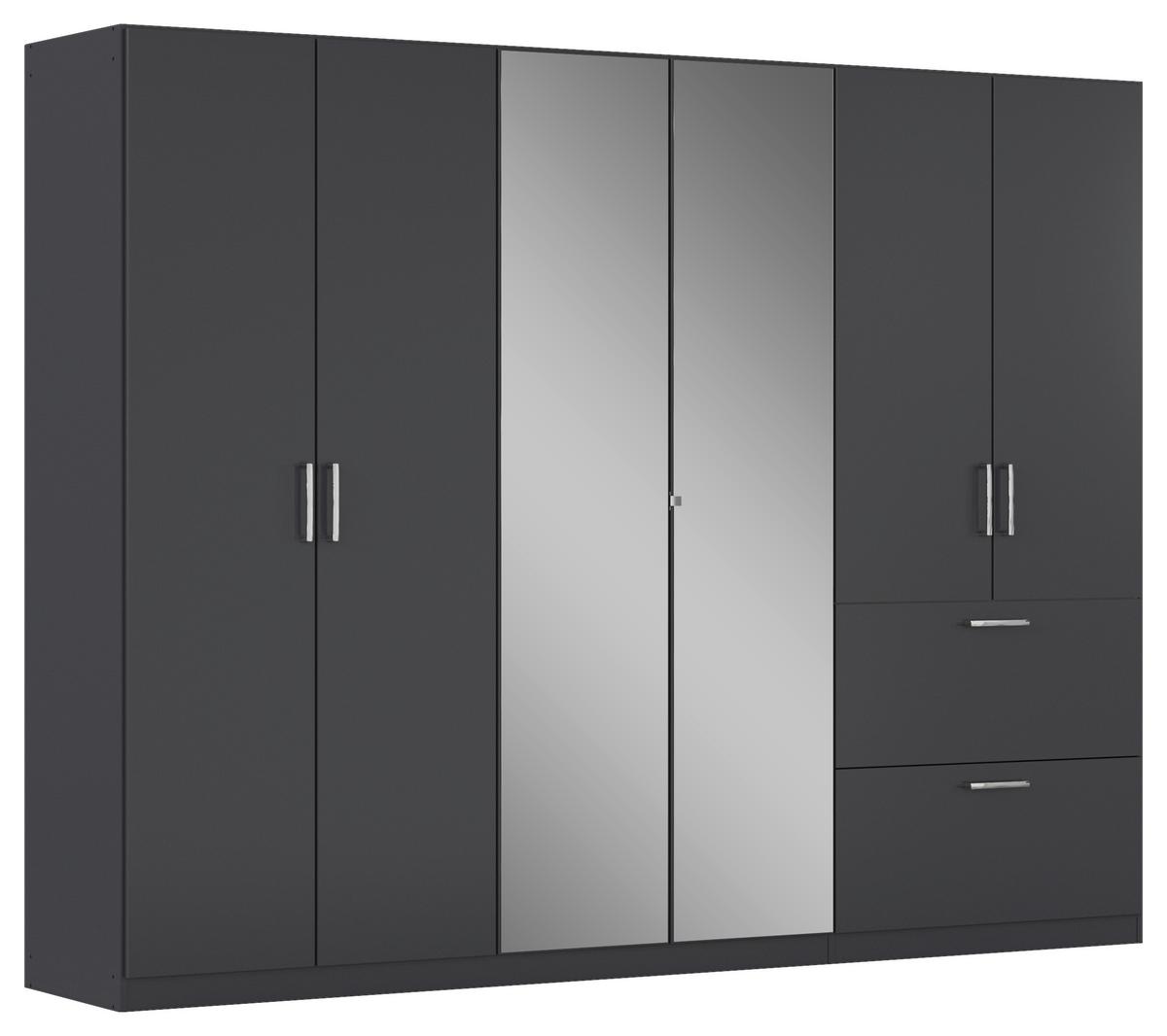 DULAP USI ROTATIVE RADUA - gri, Modern, material pe bază de lemn (271/210/54cm) - Modern Living