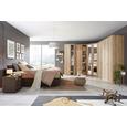 Eckschrank Eiche/spiegel - Eichefarben, ROMANTIK / LANDHAUS, Holz/Holzwerkstoff (120/234/120cm) - PREMIUM LIVING