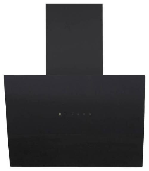 Dunstabzugshaube Selia ca. 60x116 cm Schwarz - Schwarz, Trend, Glas/Metall (60/78-116/40,8cm) - Respekta