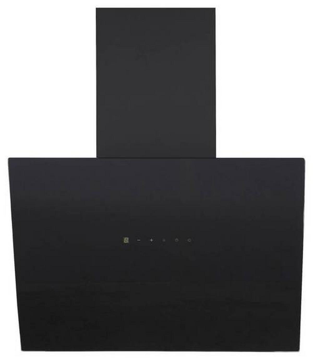 Dunstabzugshaube Selia ca. 60x116 cm Schwarz - Schwarz, Trend, Glas/Metall (60/78-116/40,8cm) - Respekta