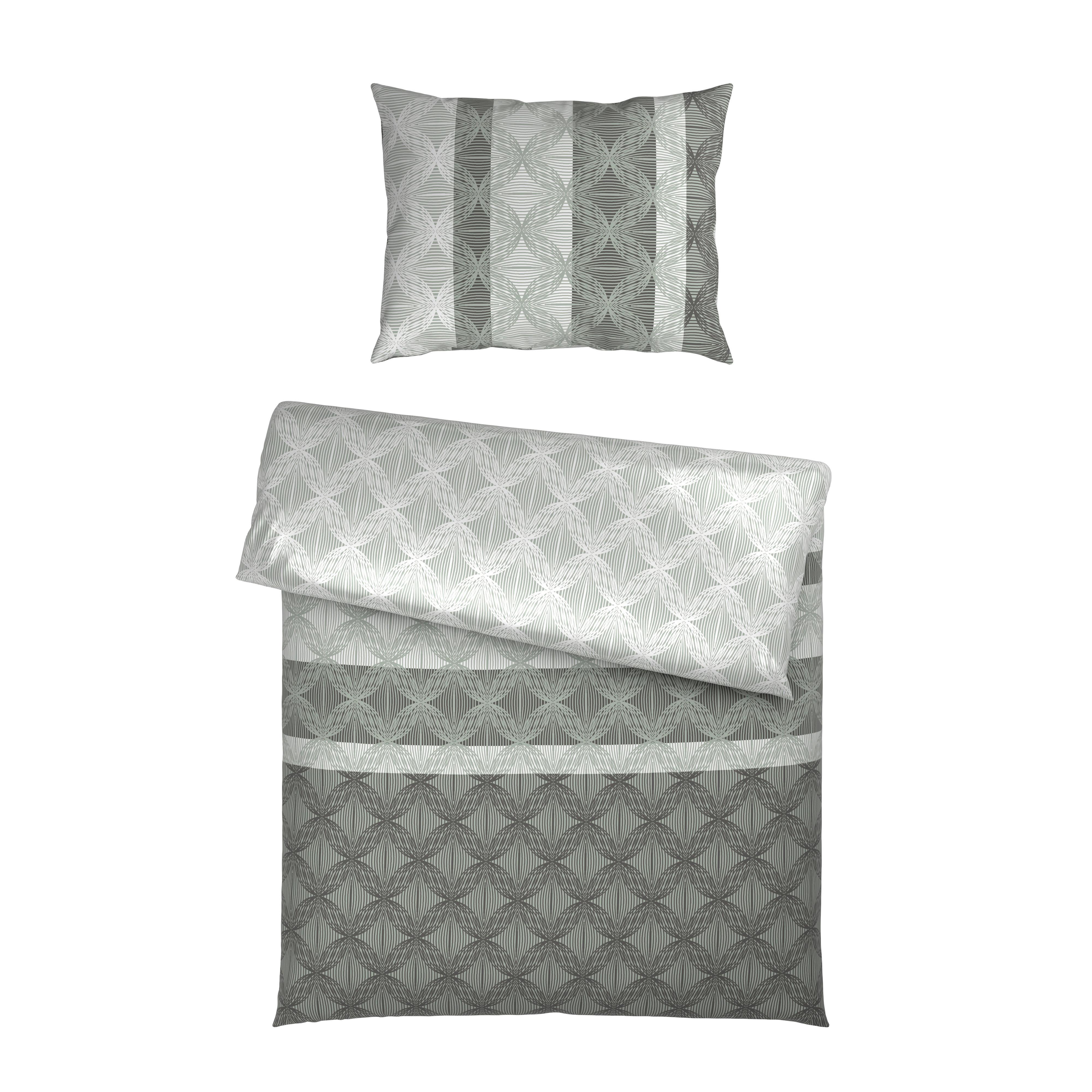 Posteljnina Carlos - siva, Moderno, tekstil (140/200cm) - Mömax