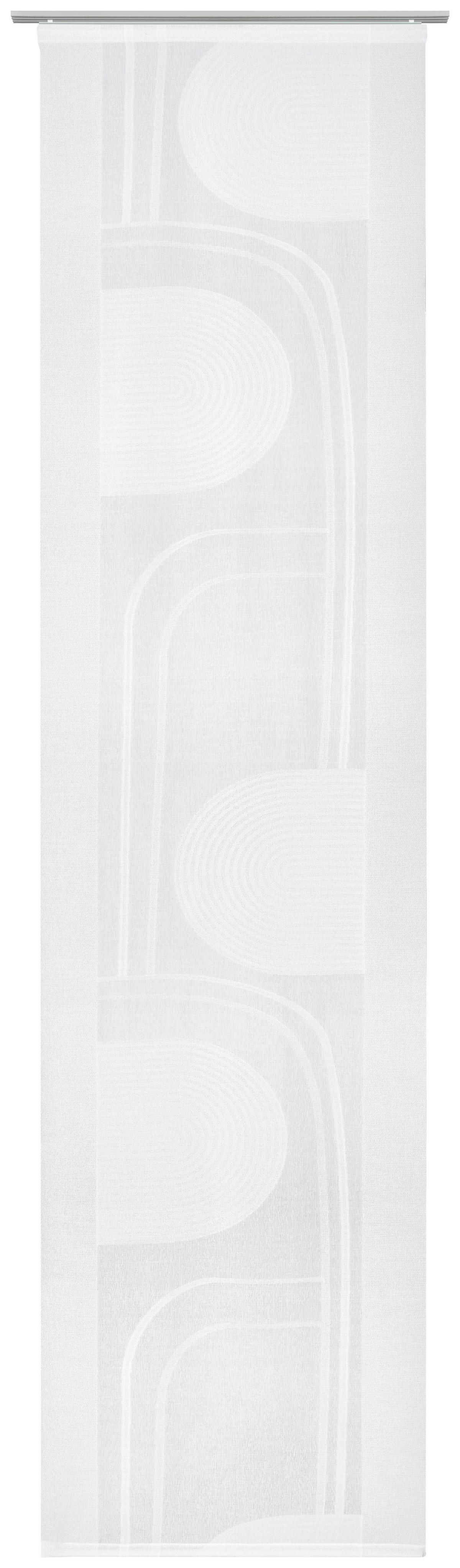 ZASŁONA PANELOWA CAPRICE - kolor naturalny, Design, tkanina (60/255cm) - Novel