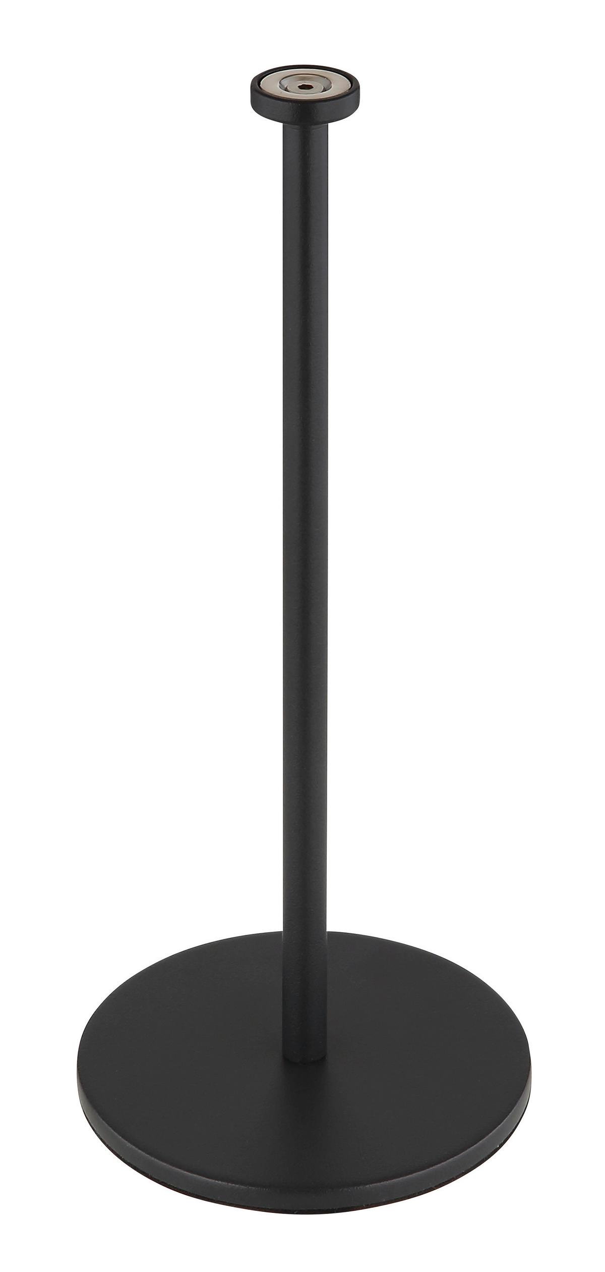 Akku-Tischleuchte Kyler Schwarz/Weiß max. 3 Watt - Schwarz/Weiß, Design, Kunststoff/Metall (18/30cm) - Globo