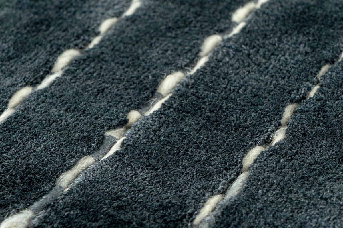 Flachwebeteppich Prime 110 Anthrazit/mul 80x150 - Anthrazit/Multicolor, Basics, Textil (80/150cm) - Kayoom