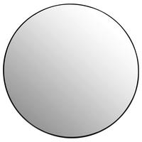 Ogledalo Alva - crna, Moderno, staklo/metal (80/80/1,5cm) - Modern Living