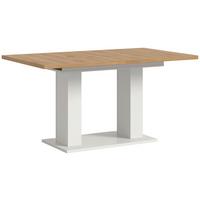 Ausziehtisch Marlon ca. 150-190 cm Eiche/Weiß - Eiche Artisan/Weiß, KONVENTIONELL, Holzwerkstoff (150-190/90/76cm) - MID.YOU