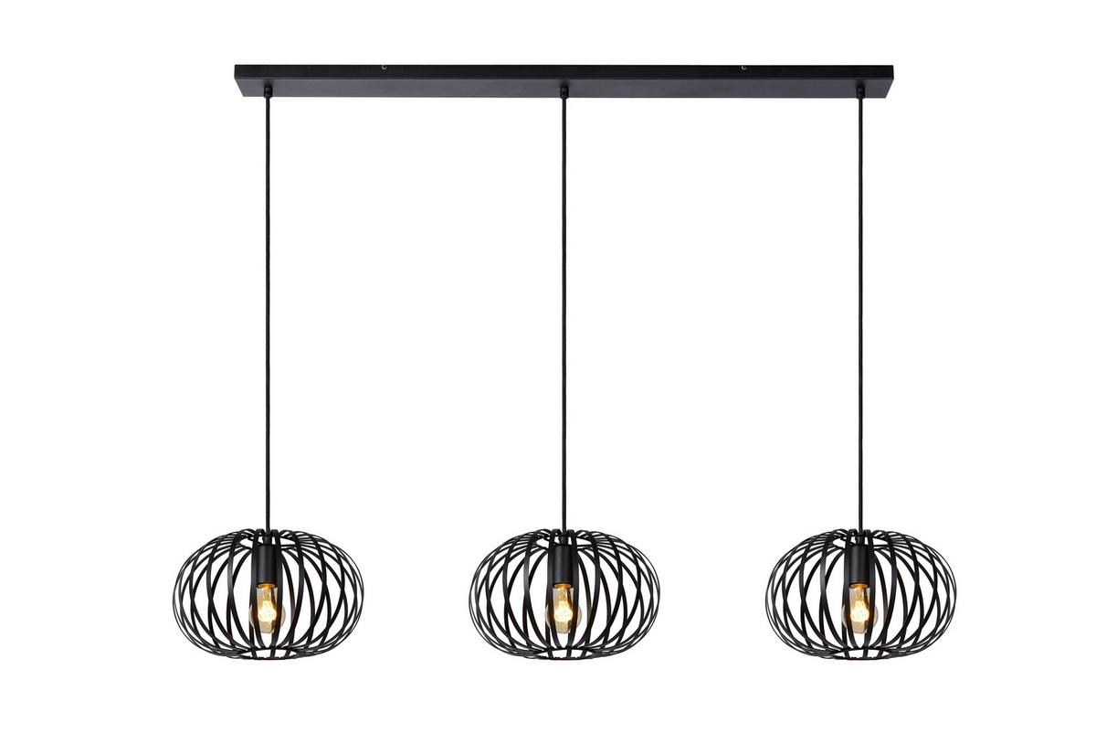 LAMPA WISZĄCA 78474/03/30 MANUELA - czarny, Basics (128/30/151cm) - Lucide