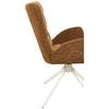 STOL MED ARMSTÖD STELLA - beige/brun, Design, metall/textil (58/91/65cm) - Mömax