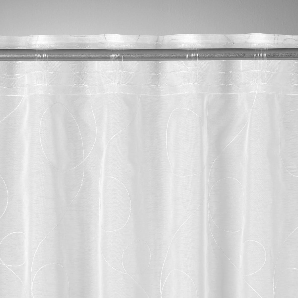 Gotova Zavjesa Marion - bijela/antracit, Moderno, tekstil (140/145cm) - Mömax