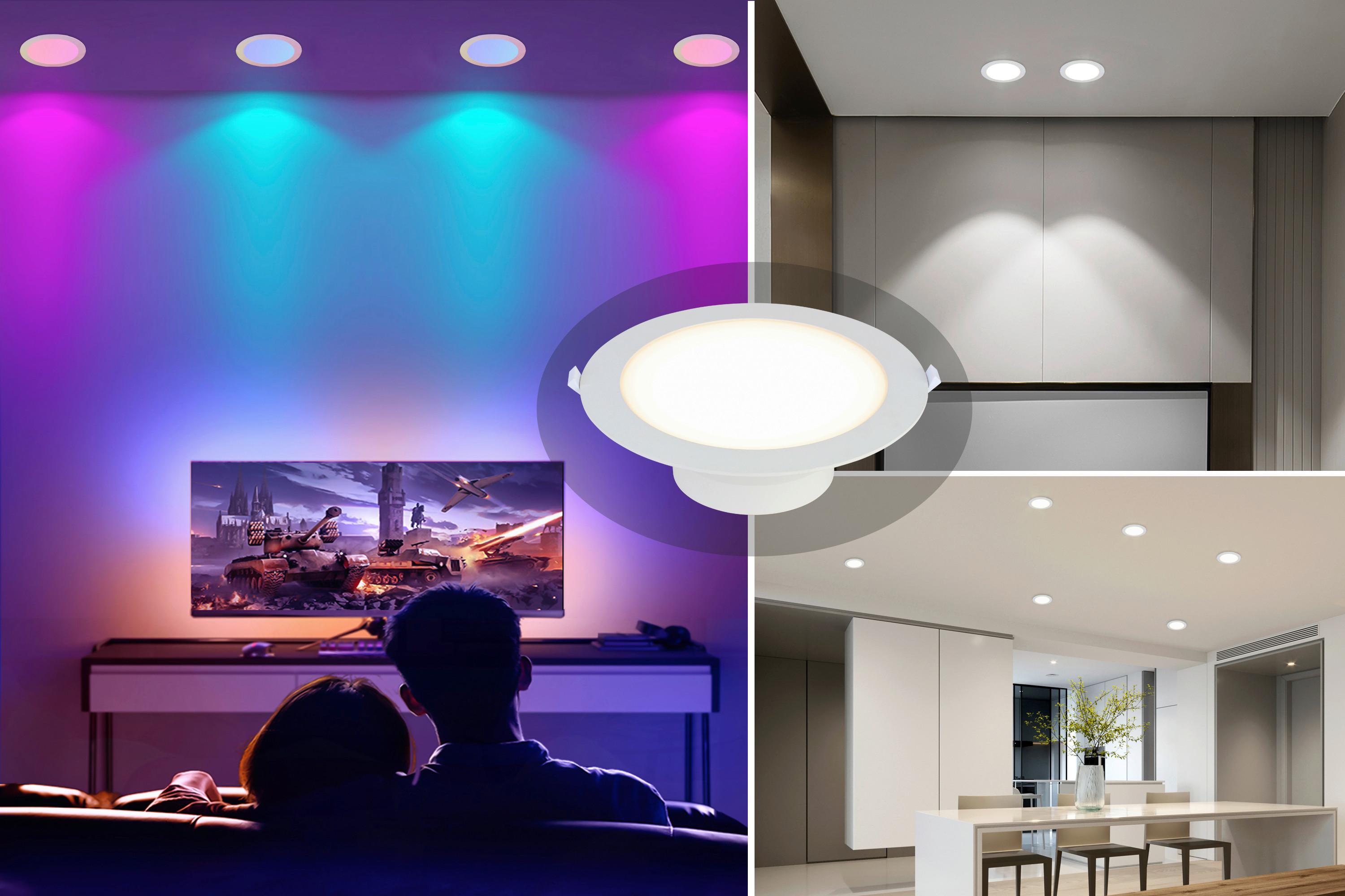 GŁOWICA LED SPOTLIGHT *SH*SBN* - biały, Basics, tworzywo sztuczne (22,8/7,8cm) - Novel