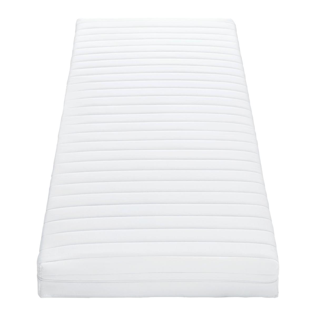 Taschenfederkernmatratze Memory Elastic ca. 90x200 cm - Weiss, Modern (90/200cm)