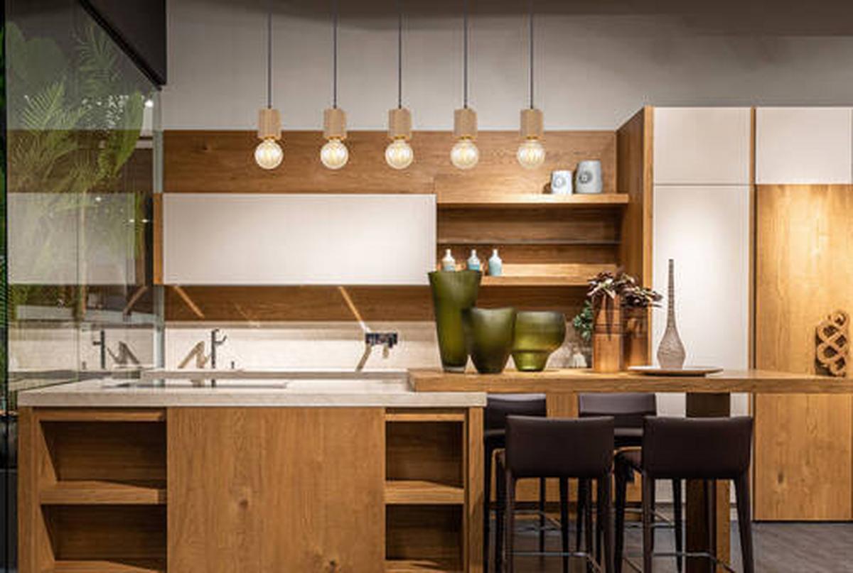 Viseča Svetilka 15655-5h Moitas - črna/temno rjava, Basics, kovina/umetna masa (115/6/120cm) - Globo