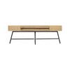 SOFFBORD EMILIA - svart/ekfärgad, Modern, metall (120/60/40cm) - Bessagi Home