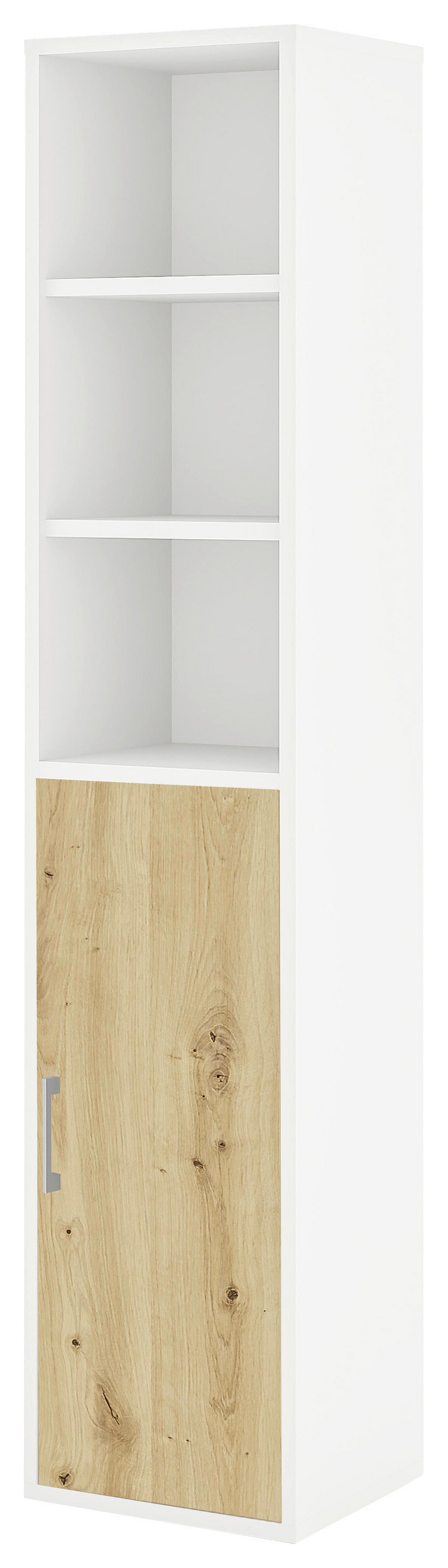Tür Big Profi Office - Alufarben/Eiche Artisan, Modern, Holzwerkstoff/Metall (38/104/2cm) - Mömax