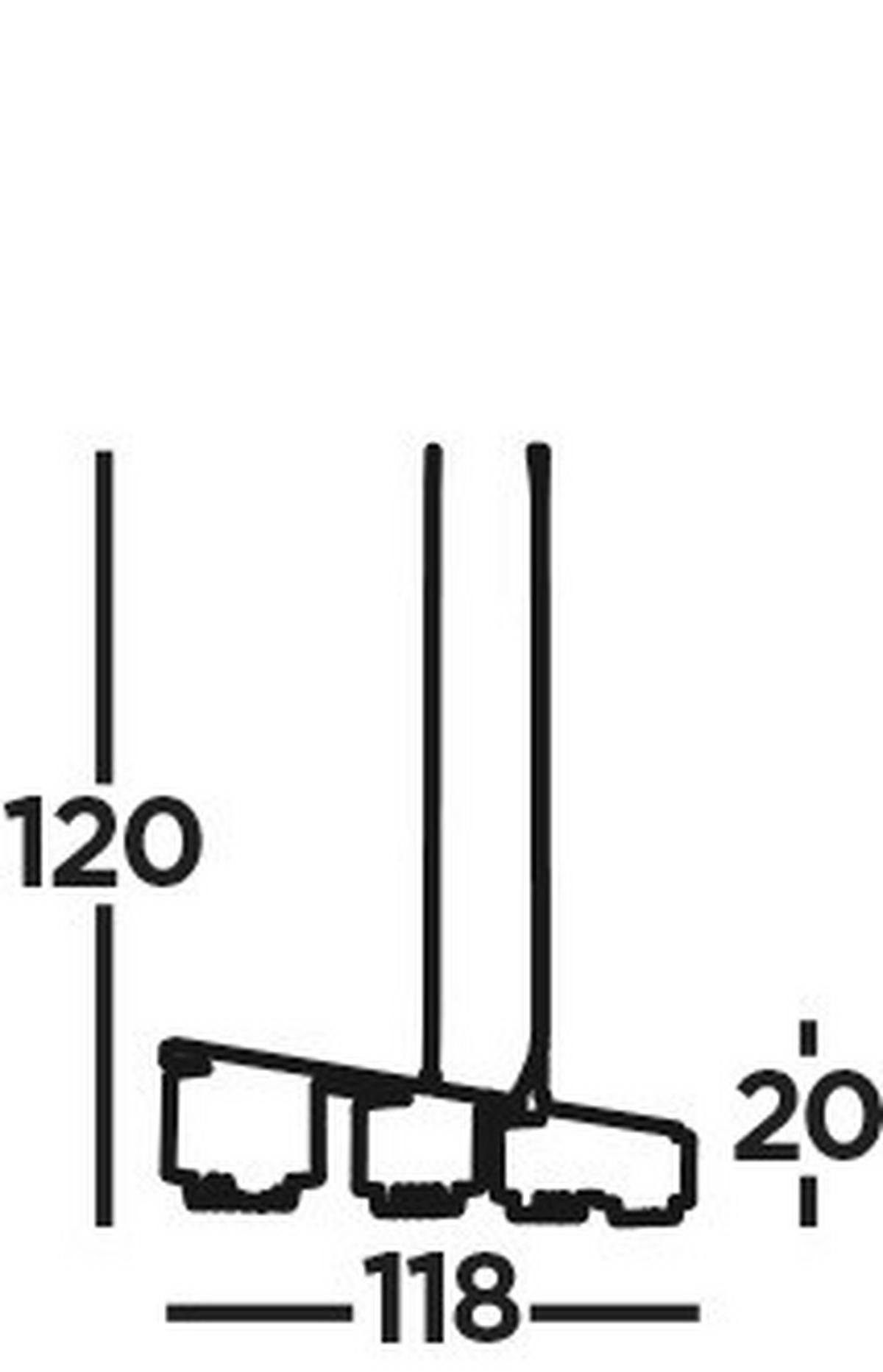 Kristály Függőlámpa 7094-4cc Elise Ii - krómszínű, Design, üveg/fém (118/19/120cm)