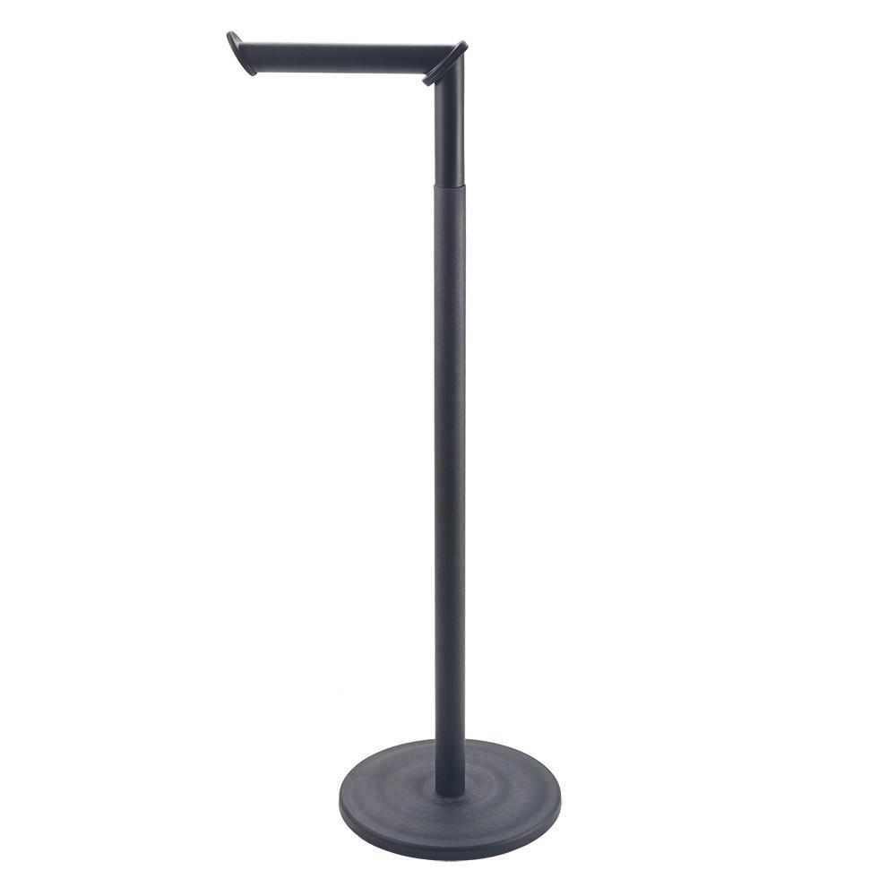 Wc-papír Tartó Adagolóval Lava - fekete, fém (16/56cm) - Metaltex