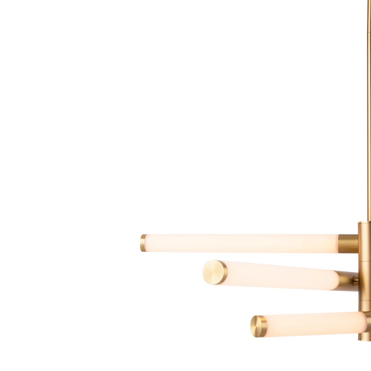 Pendelleuchte Axis Goldfarben max. 28 Watt - Goldfarben, Trend, Kunststoff/Metall (56,6/17/63,5cm) - MAYTONI
