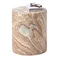 Beistelltisch Calatta Marmoroptik Multicolor - Multicolor, MODERN, Stein (35/35/40cm) - Mömax