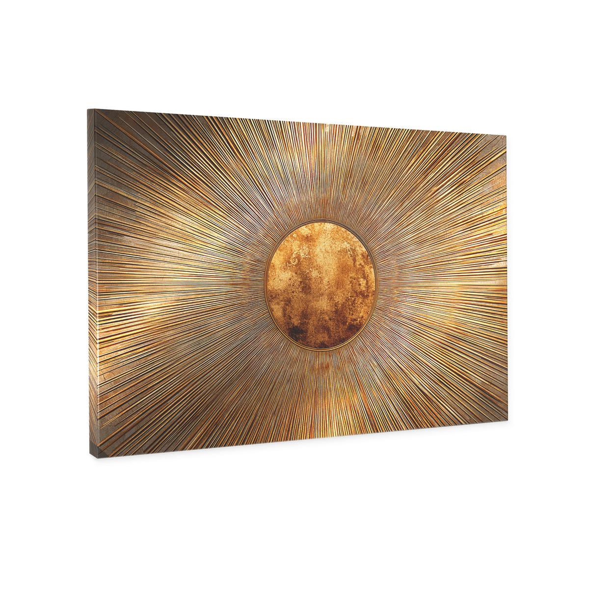 Leinwandbild Silver Goldfarben - Goldfarben, Holzwerkstoff/Textil (120/80cm) - Mömax