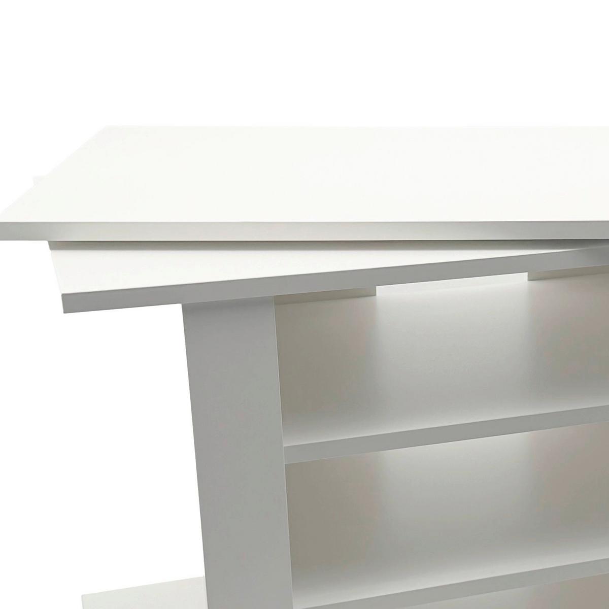 Lowboard Wl7.772 - Weiss/Schwarz, Design, Holzwerkstoff/Kunststoff (78/51/38cm) - Livetastic