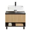 TVÄTTSTÄLLSUNDERSKÅP VENEZIA -EXKLUSIV- - svart/ekfärgad, Lifestyle, trämaterial (70/60/45cm) - Mömax
