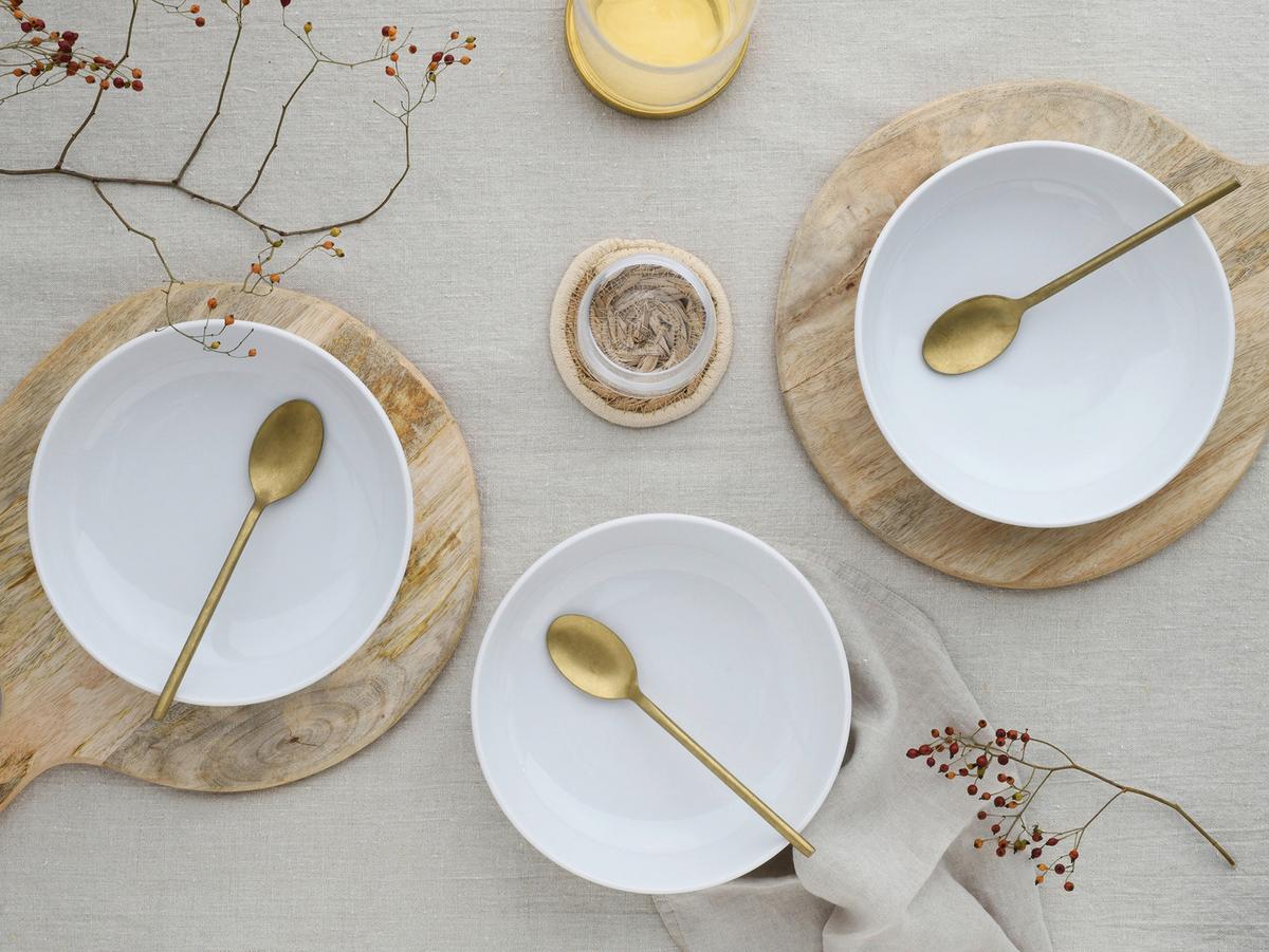 Set Posod All Round, 4-Delni - bela, Design, keramika (21cm) - Creatable