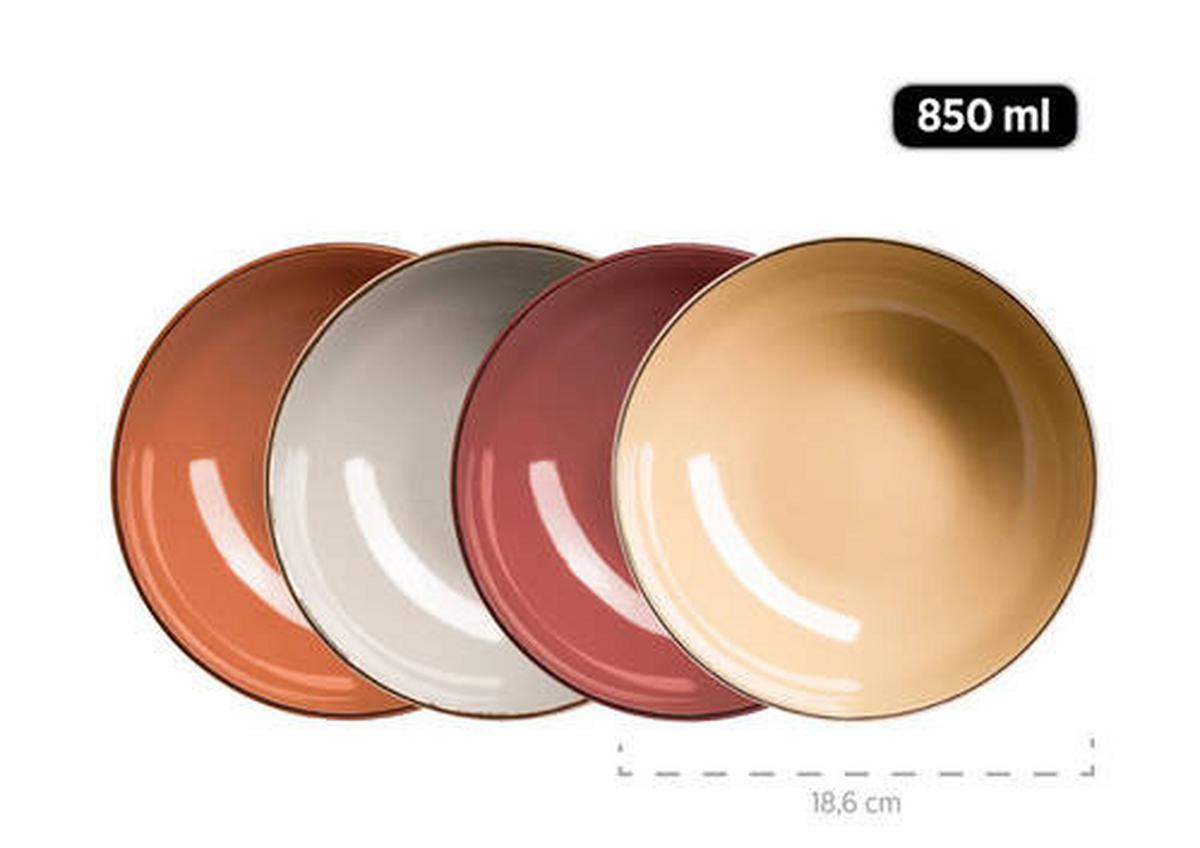 KOMBISERVICE 931871 4 FARBIG POSTSICHER - Taupe/Beige, Basics, Keramik (33/31,7/32,5cm) - Mäser