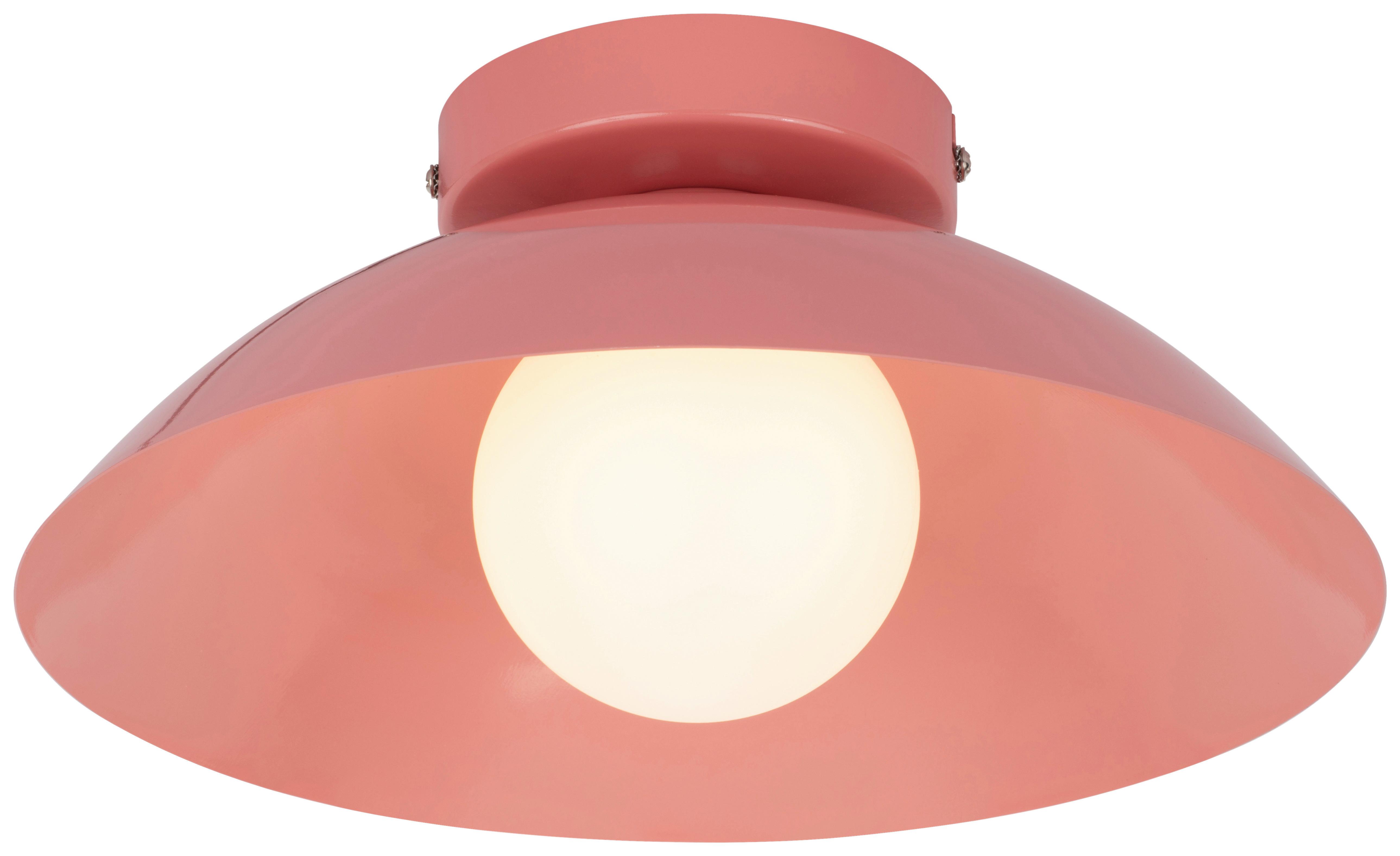 LAMPA SUFITOWA KIMI - różowy, Design, tworzywo sztuczne/metal (30/15cm) - Collett's Monde