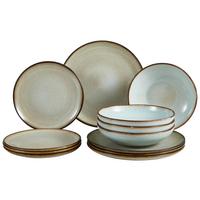 ZASTAWA STOŁOWA 14438 - szary, Basics, ceramika (32/29/31,5cm) - Creatable