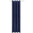 Perdea Inele Capsă Velours - albastru, Konventionell, textil (140/245cm) - Modern Living Perdea Inele Capsă Velours - albastru, Konventionell, textil (140/245cm) - Modern Living