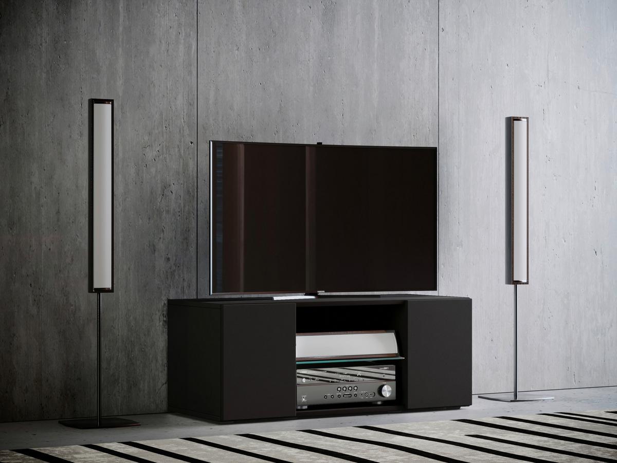 Tv-element Lowina 95, Črna - črna, Konvencionalno, umetna masa/steklo (95/37,8/40,3cm) - MID.YOU