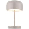 PORTABEL LAMPA SOFTI - grå, Modern, metall/plast (10/22,5/12,5cm) - Mömax