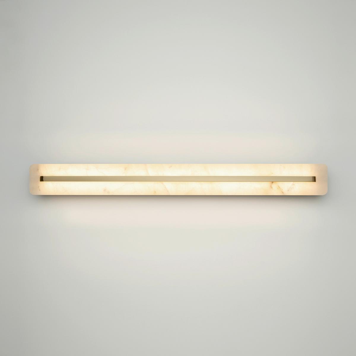 WANDLEUCHTE ALBATRE - Messingfarben, Design, Metall (6,6/8/80cm) - MAYTONI