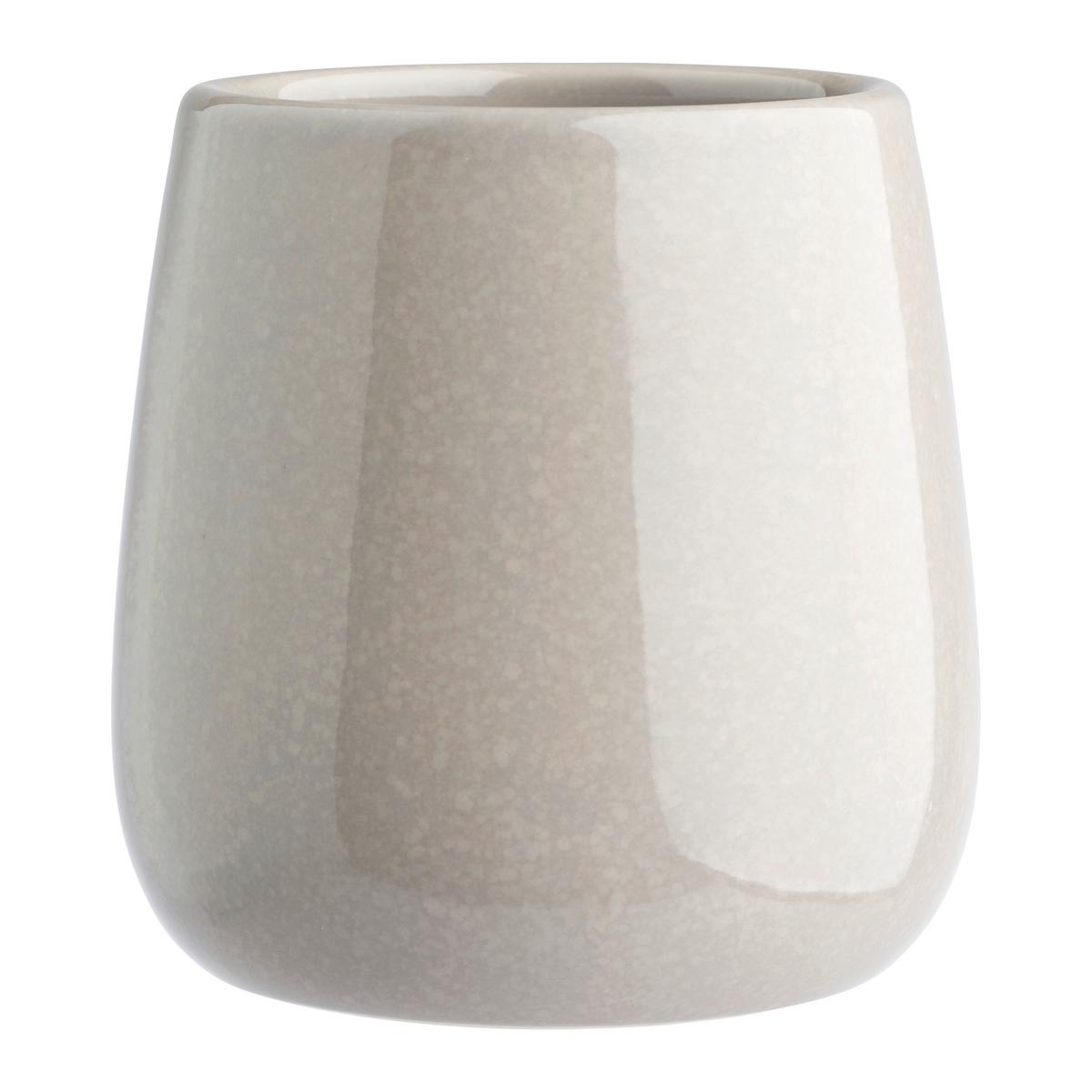Čaša Za Kupatilo Magnus - svetlosiva/bežbraon, Moderno, keramika (10/10.3cm) - Mömax