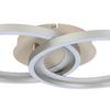 LED-TAKLAMPA KRISTA - sandfärgad/champagne, Modern, metall/plast (53,5/33,5/7,5cm) - Mömax
