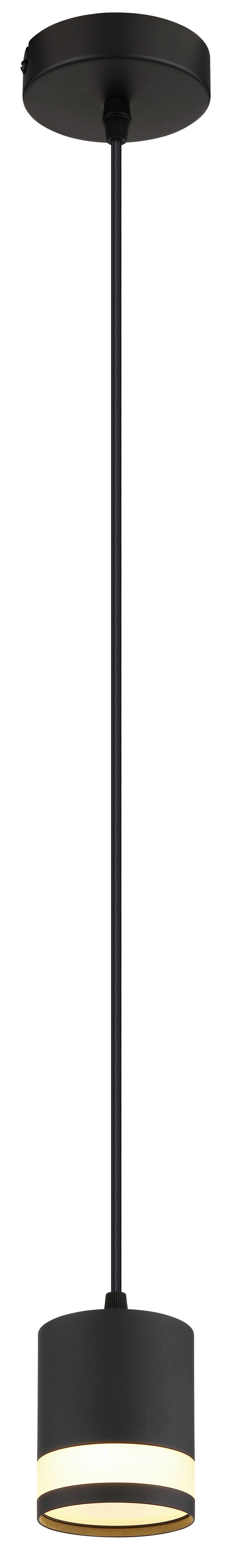 Led Viseća Svjetiljka Lucero - bijela/crna, Design, metal/plastika (10/120cm) - Globo