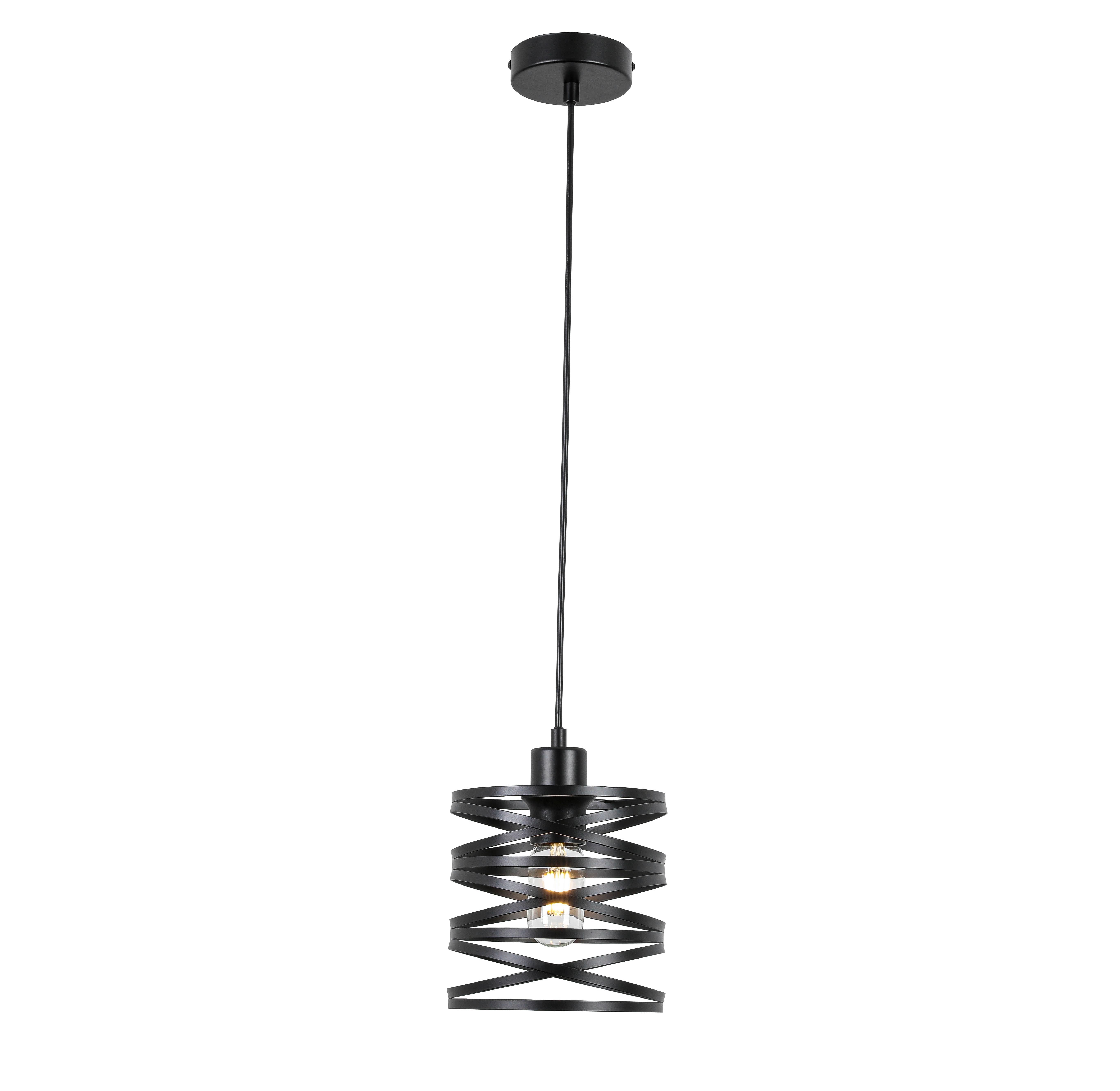 HÄNGLAMPA ESILA - svart, Modern, metall/plast (17/120cm) - Mömax