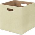 Aufbewahrungsbox Bobby - Beige, MODERN, Textil (33/33/32cm) - MÖMAX modern living